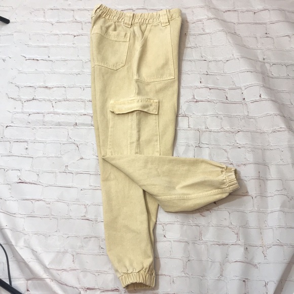 💙PacSun Yellow Tan Cargo Joggers - Picture 8 of 8